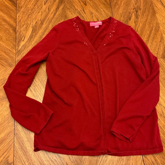 Liz Lange Maternity sweater and matching tank - Picture 3 of 7